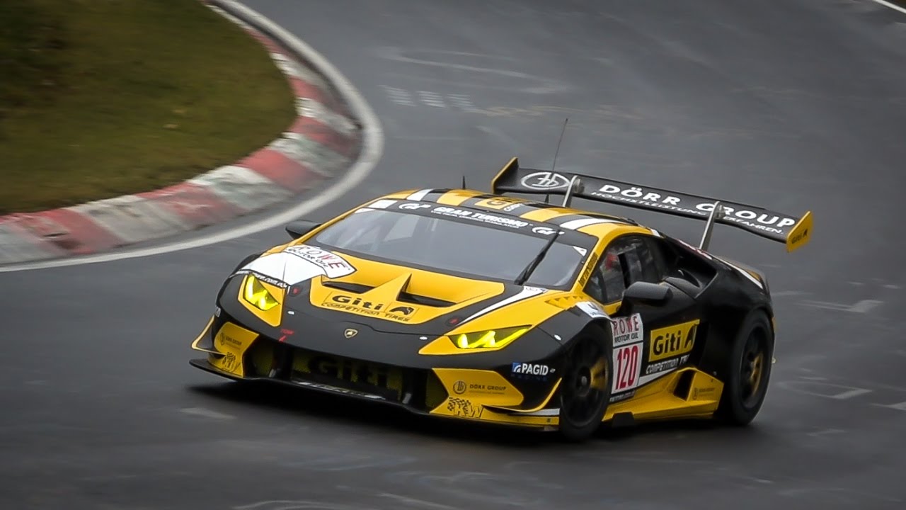 Nordschleife VLN Testing Highlights Near Crash WET Slippery Action