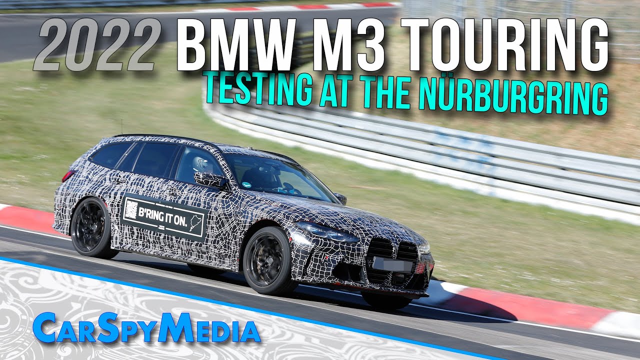 2022 BMW M3 Touring Prototype G81 Spied Testing For New Lap Record At