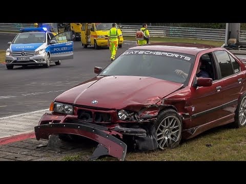 BMW CRASH Compilation XXL Nürburgring Nordschleife Crashes & Fails ...