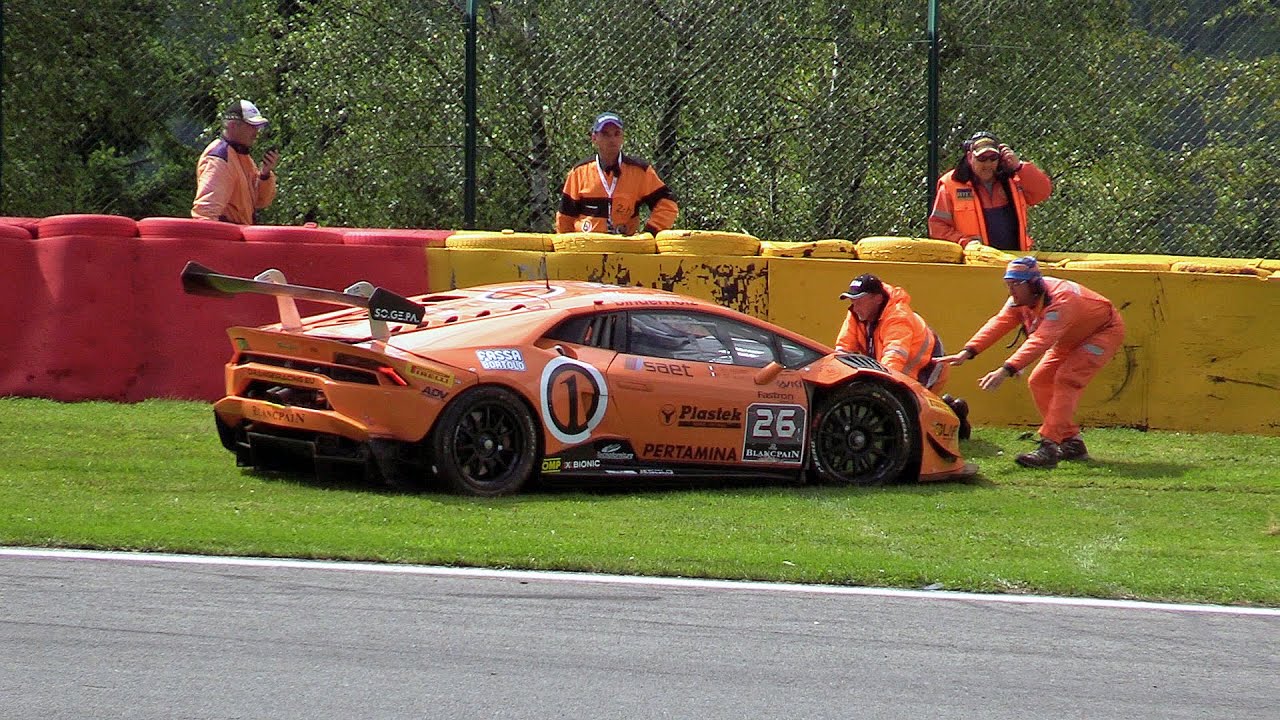 24h race Spa Francorchamps 2016 crashes and action Friday ...