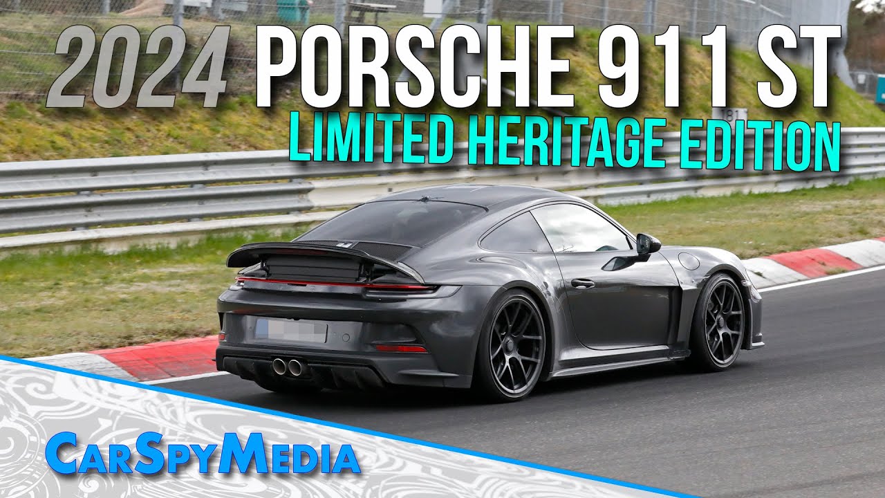 2024 Porsche 911 ST Heritage Edition Prototype Continues Testing At The