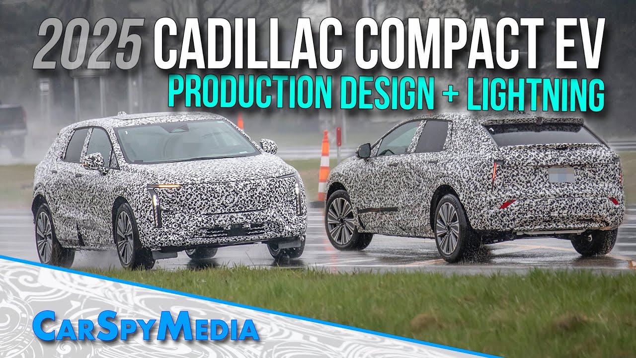 2025 Cadillac XT4Sized Entry Level Compact EV Prototype Revealing