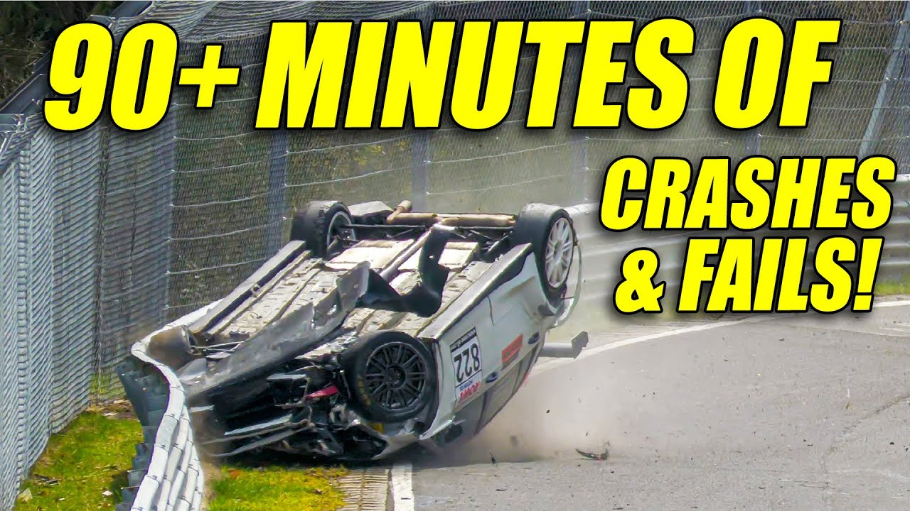 90 MINUTES Of Nürburgring CRASHES & FAILS! Nordschleife GIGA Crash ...