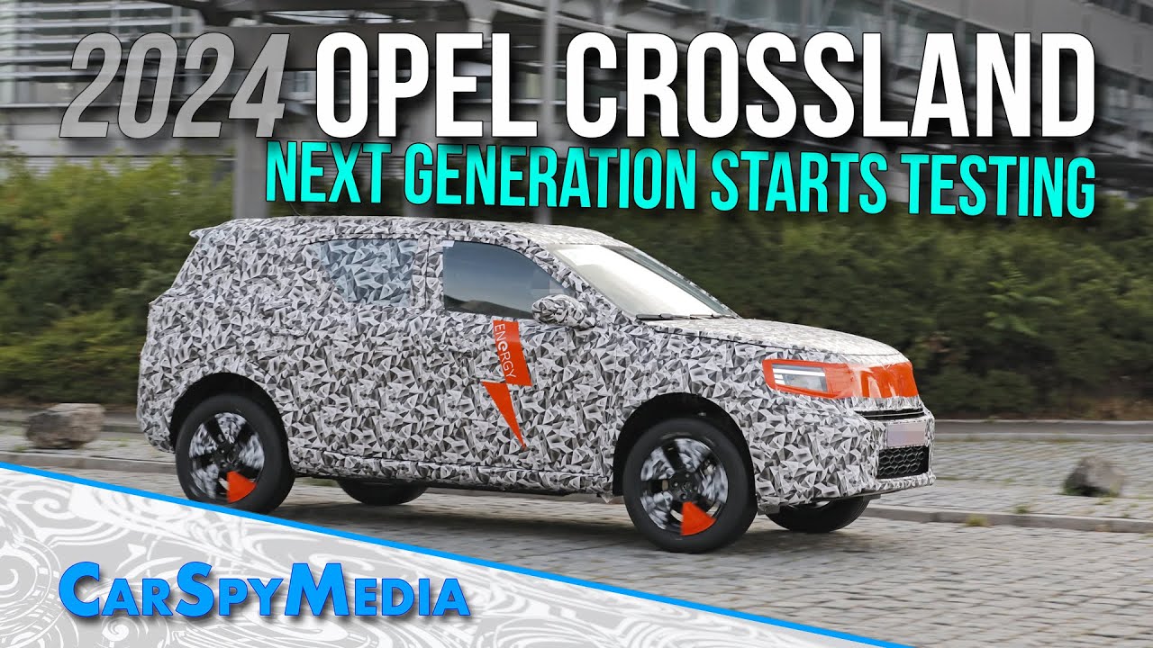 2024 Opel Crossland Electric EV Prototype Spied Testing On The Public   5741owegn0k 