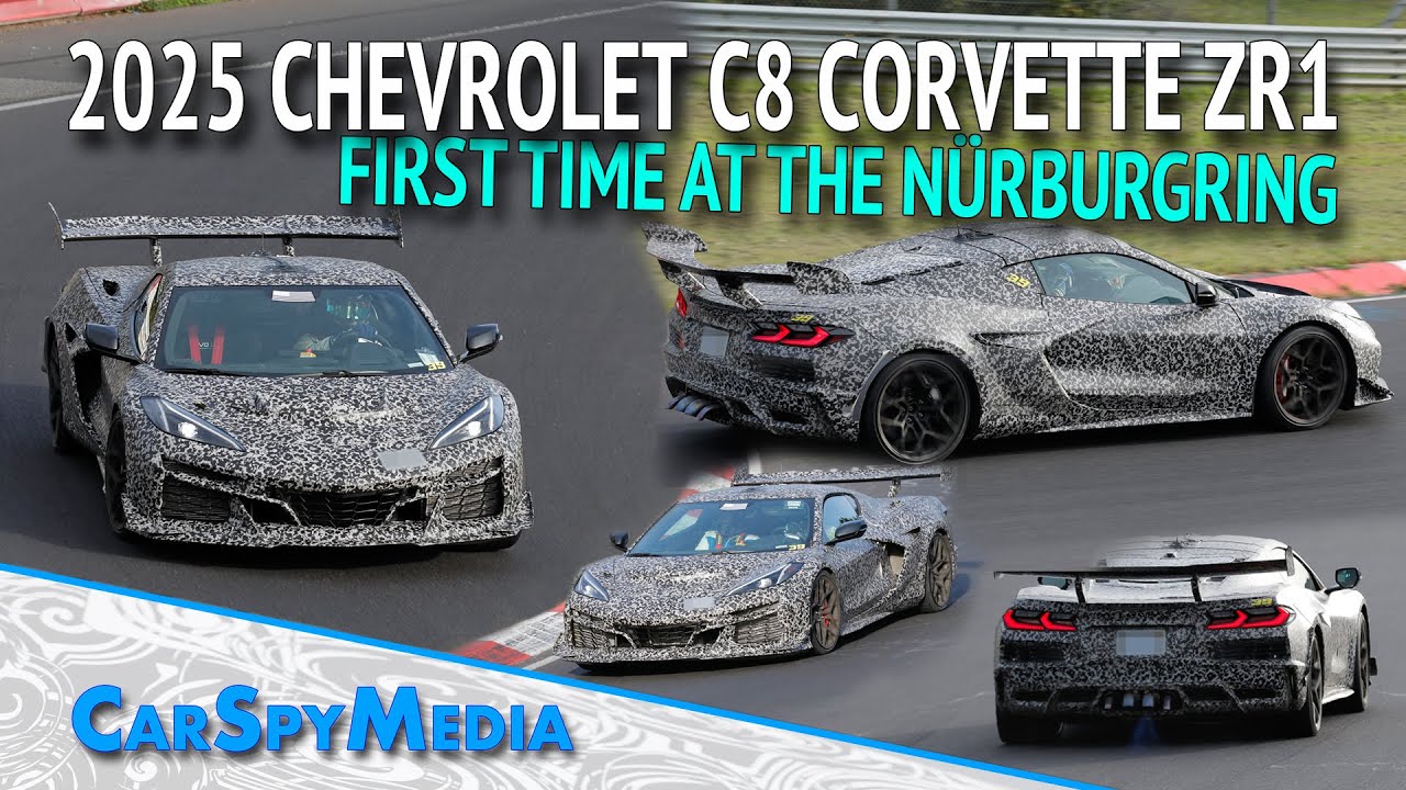 2025 Chevrolet C8 Corvette ZR1 Prototype Starts Testing At The ...