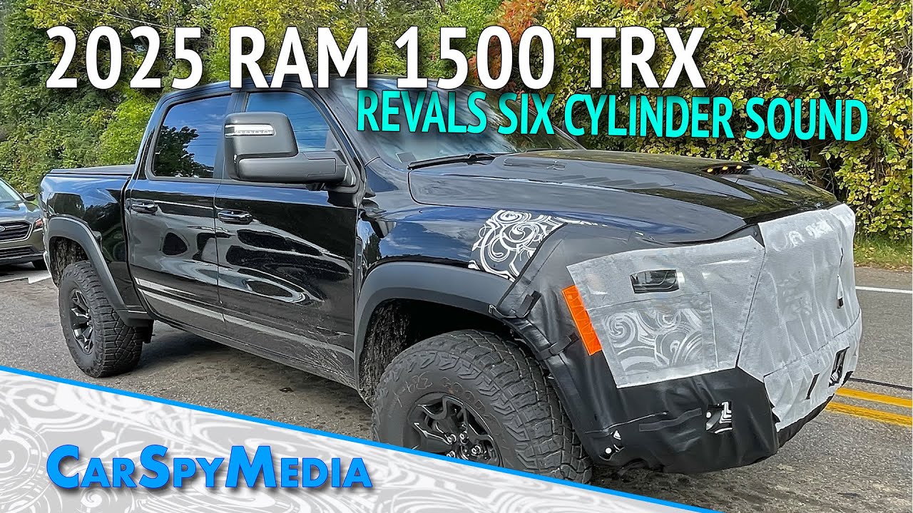 2025 Ram 1500 TRX Prototype Spied Testing With New SixCylinder Sound